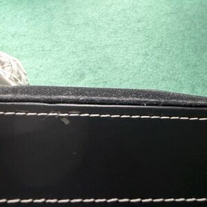 Men's Black Leather key and accessories holder. By Cathy concepts . Gorgeous